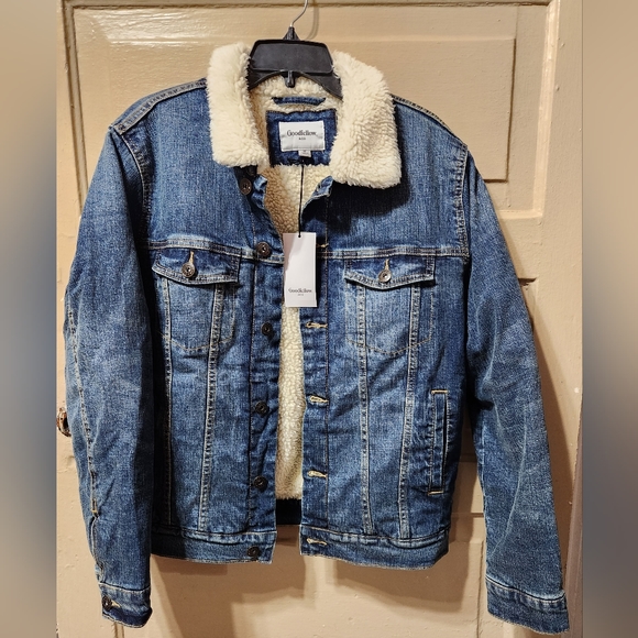 Goodfellow & Co Other - GoodFellow & Co. Sherpa Lined Denim Jacket NWT